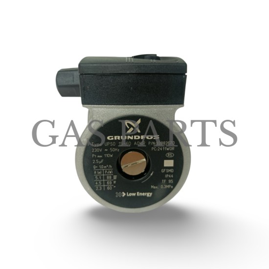 Κυκλοφορητής Grundfos 15-60, 3 ταχυτήτων