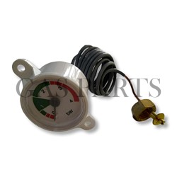 Μανόμετρο Φ40 με αυτάκια και ρακόρ Μανόμετρο Φ40 με αυτάκια και ρακόρ