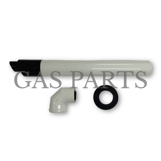 Σετ οριζόντιου τερματικού Φ60/100 PPH/inox Σετ οριζόντιου τερματικού Φ60/100 PPH/inox