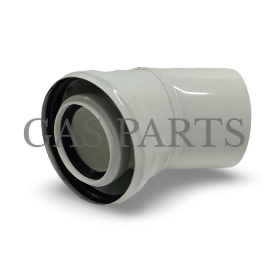 Καμπύλη 45ο Φ60/100 PPH/inox Καμπύλη 45ο Φ60/100 PPH/inox