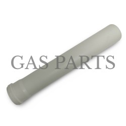 Προέκταση καμινάδας 0.5m Φ80 STARR PW λευκή PPH